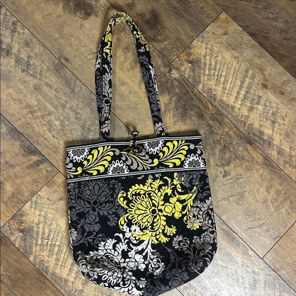 VERA BRADLEY “Baroque” (Retired 2010) Quilted Medium Toggle Tote Bag